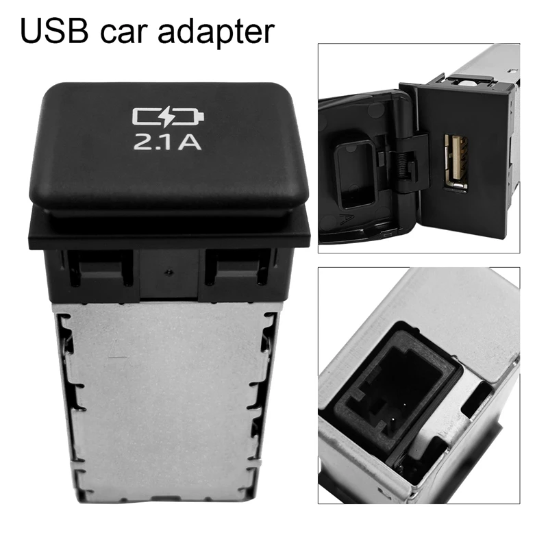 

Быстрая зарядка для автомобиля, USB-зарядное устройство для Toyota CAMRY Highlander 2018-2021, 1 шт.