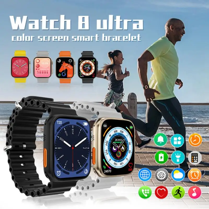 

Смарт-часы Ultra 8 с экраном 2,08 HD, Bluetooth, беспроводным зарядным режимом