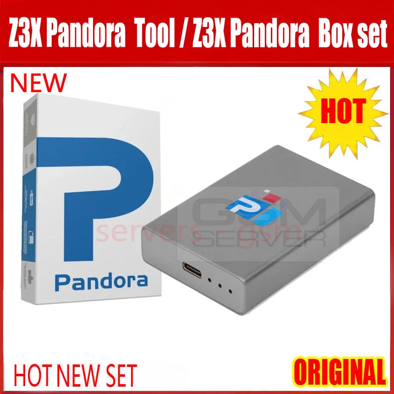 2024 Оригинальный Новый Z3X Pandora box/инструмент и 3 кабеля