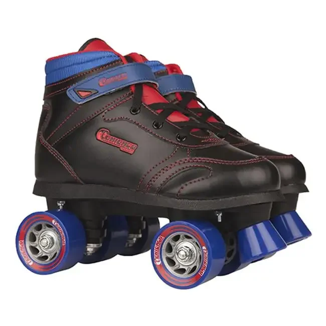 

Boys' Quad Roller Skates /Red/Blue Sidewalk Skates, Size 5