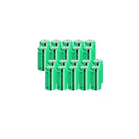 20pcs 23aaa 1 2v nimh batteries 400mah ni mh rechargeable battery flat top pkcell for solar lighting wireless intercom mouse