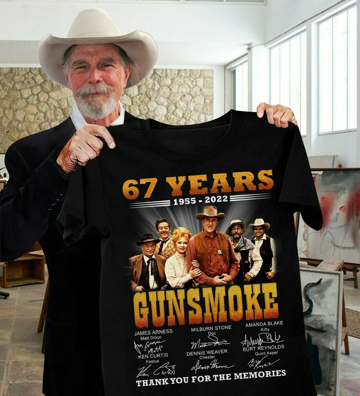 

Gunsmoke 2022 Thank You For The Memories Adults TShirt
