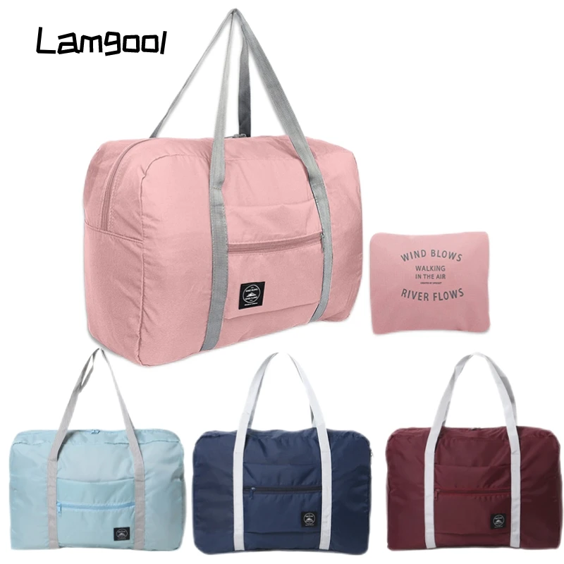 

Nylon Foldable Travel Bags Unisex Large Capacity Bag Luggage Women Waterproof Handbags Men Travel Bags Free Shipping Hot Sale