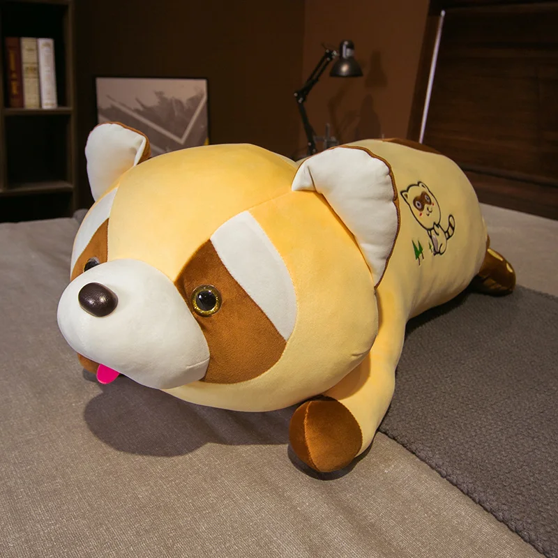 

60-100 см милая кукла с длинным хвостом, енот, плюшевая игрушка, искусственная кукла, Ragdoll, Koala, подушка для девочки, кукла для кровати