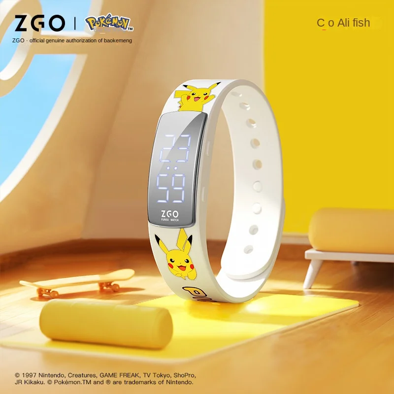 

[TAKARA TOMY] Christmas Gift Anime Cartoon Pokemon Pikachu Joint Watch Bracelet Pet Elf Intelligence Electronic Watch A22101507