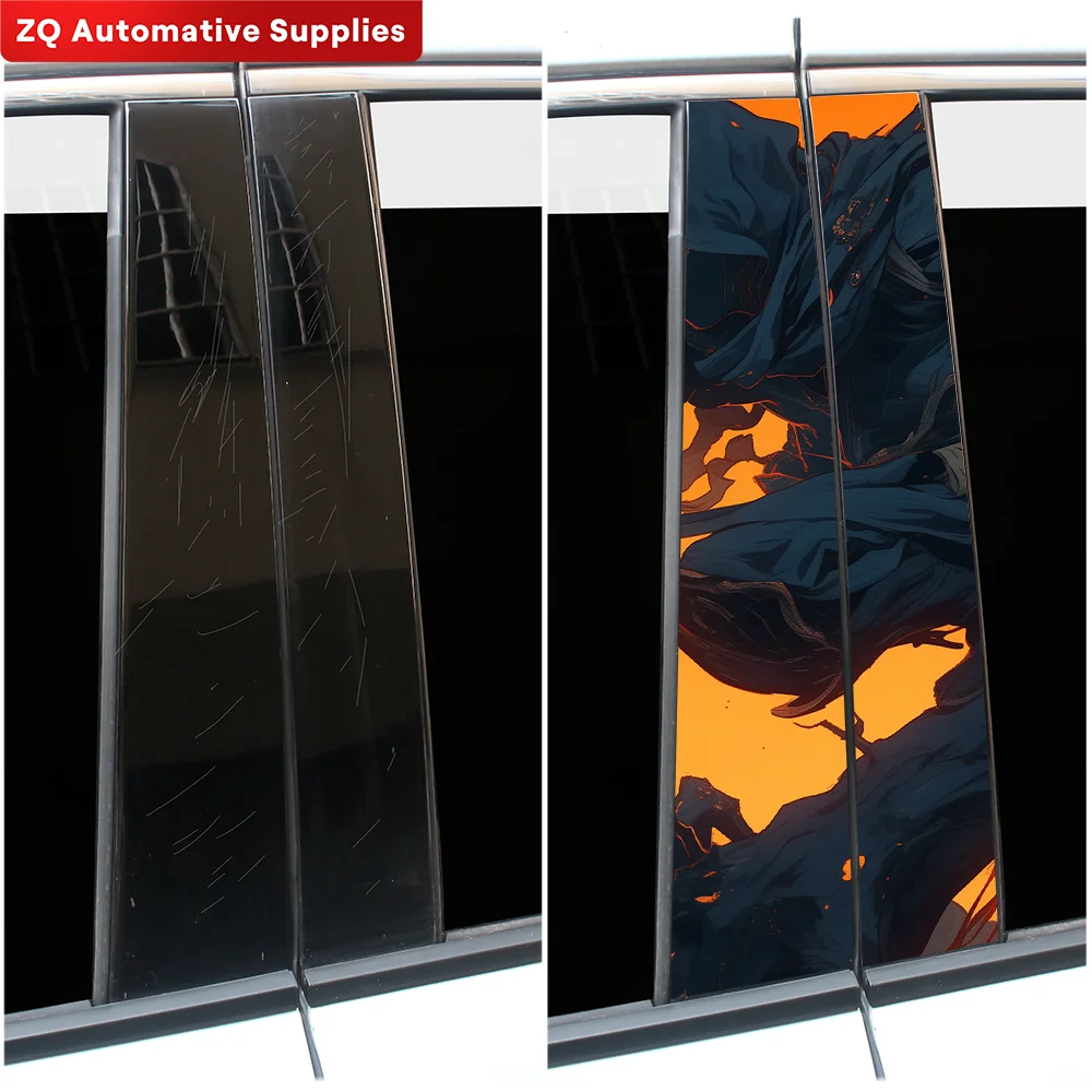 Автомобильные наклейки Ninja JDM Авто B-Pillar водонепроницаемые декоративные покрытия