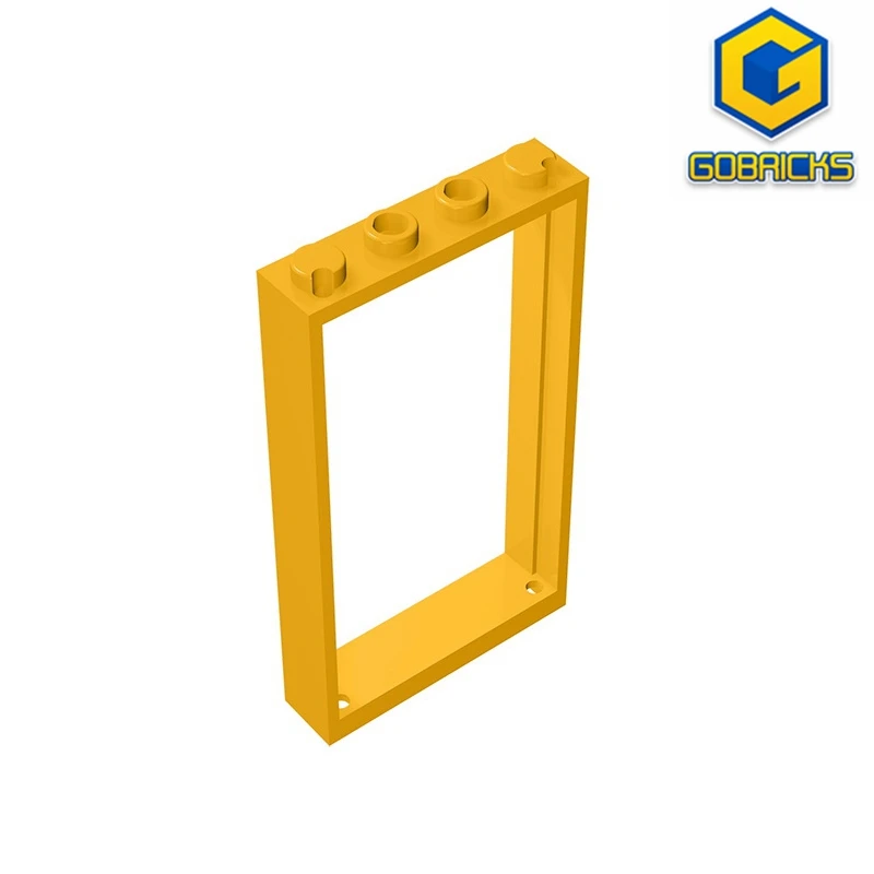 Конструктор gobrick дверь рама 1x4x6 с 2 отверстиями совместимая конструкторами lego 60596