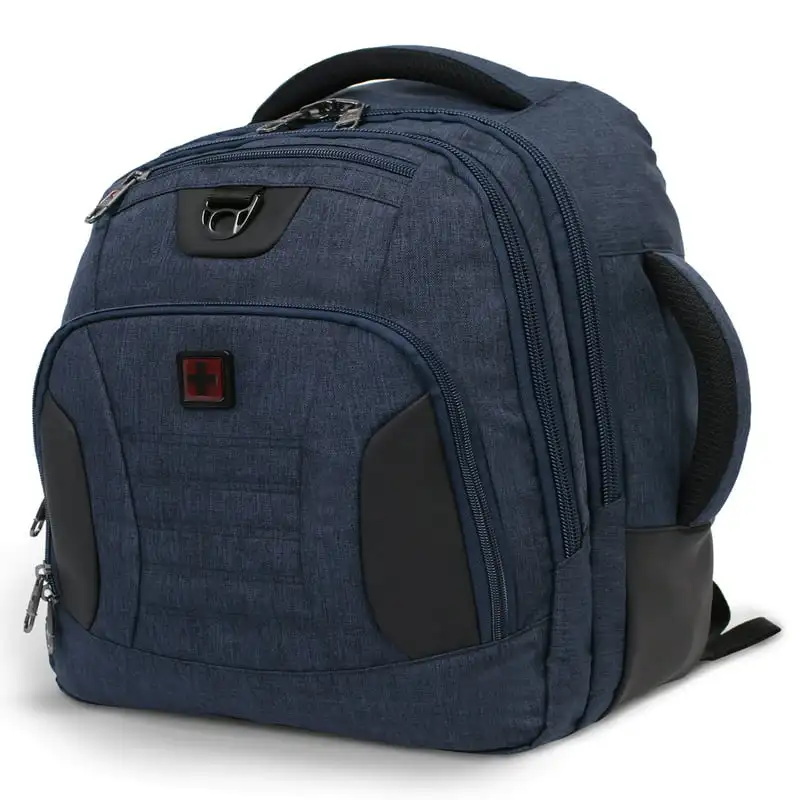 

Gorgeous Unisex Blue SwissTech Excursion Travel Backpack with USB Port - Walmart Exclusive for All Ages (18")