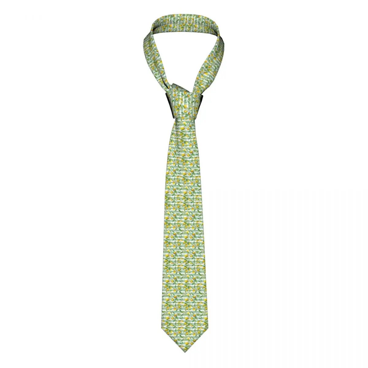 

Lemon Flower Tie Striped Print Formal 8CM Neck Ties Man Accessories Blouse Design Cravat