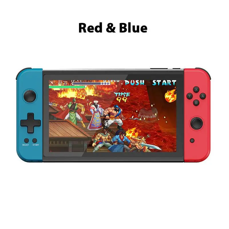 X70 2023 новая Ретро портативная игровая консоль 7 0 дюймов HD экран 64 Гб 6000 игр