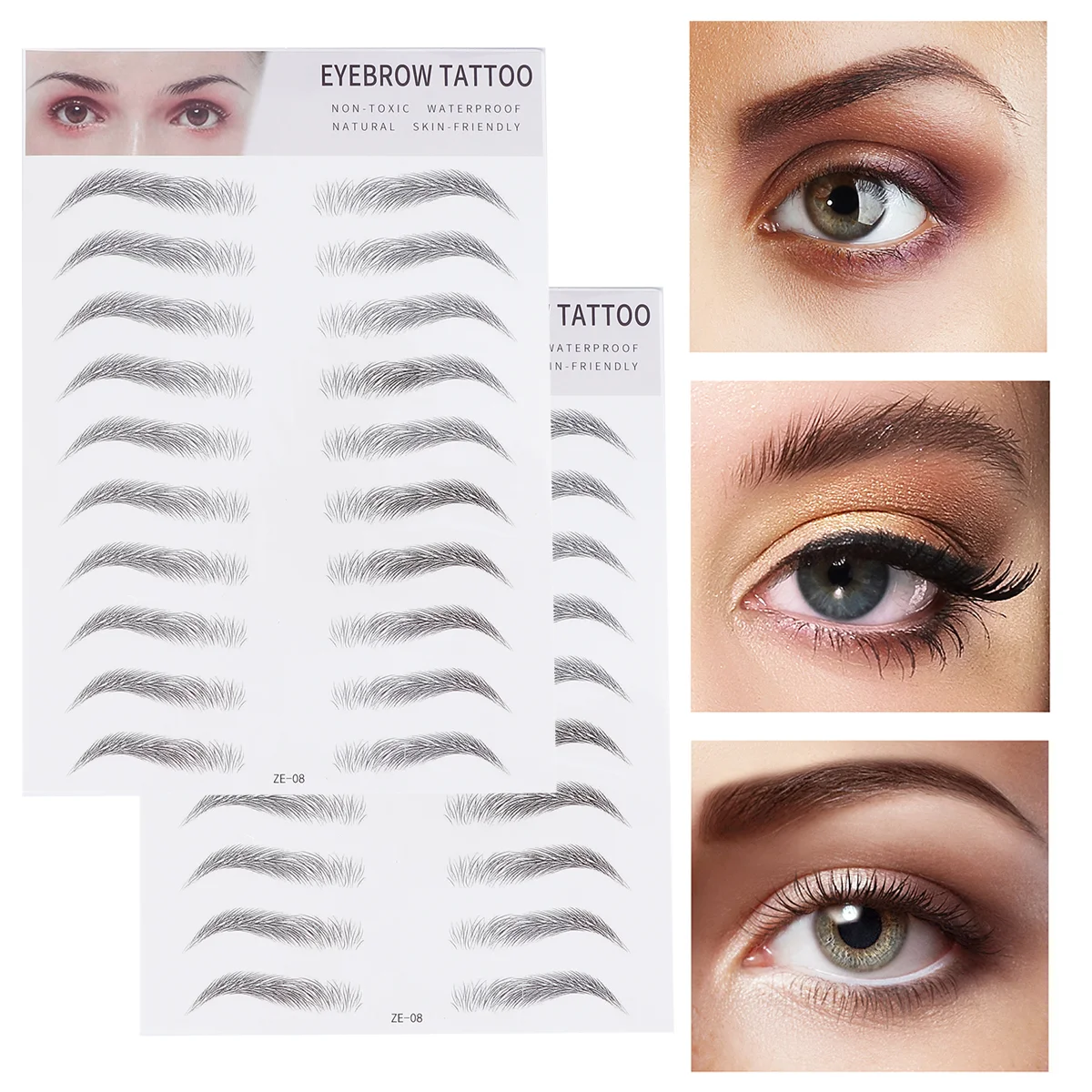 

Sticker Brow Stickers Transfer Imitationfake Tool Artificial Shaper Grooming Shaping Makeup Peel Off Stencils Waterproofhair