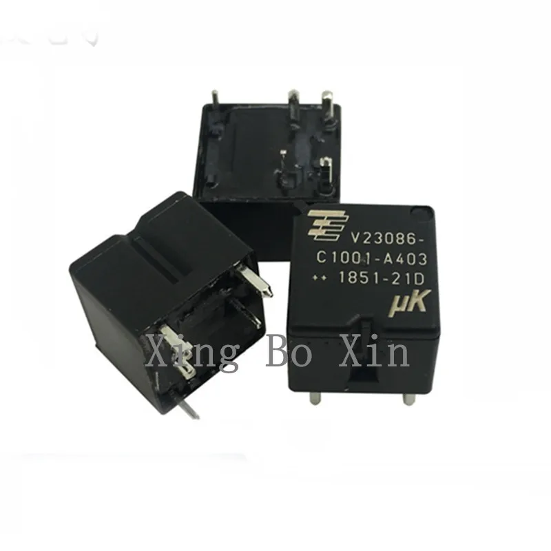 

Новинка 100%, автомобильное реле V23086-C1001-A403 V23086C 1001 A403, 12 В постоянного тока, 30 А, автомобильное реле, 5 контактов