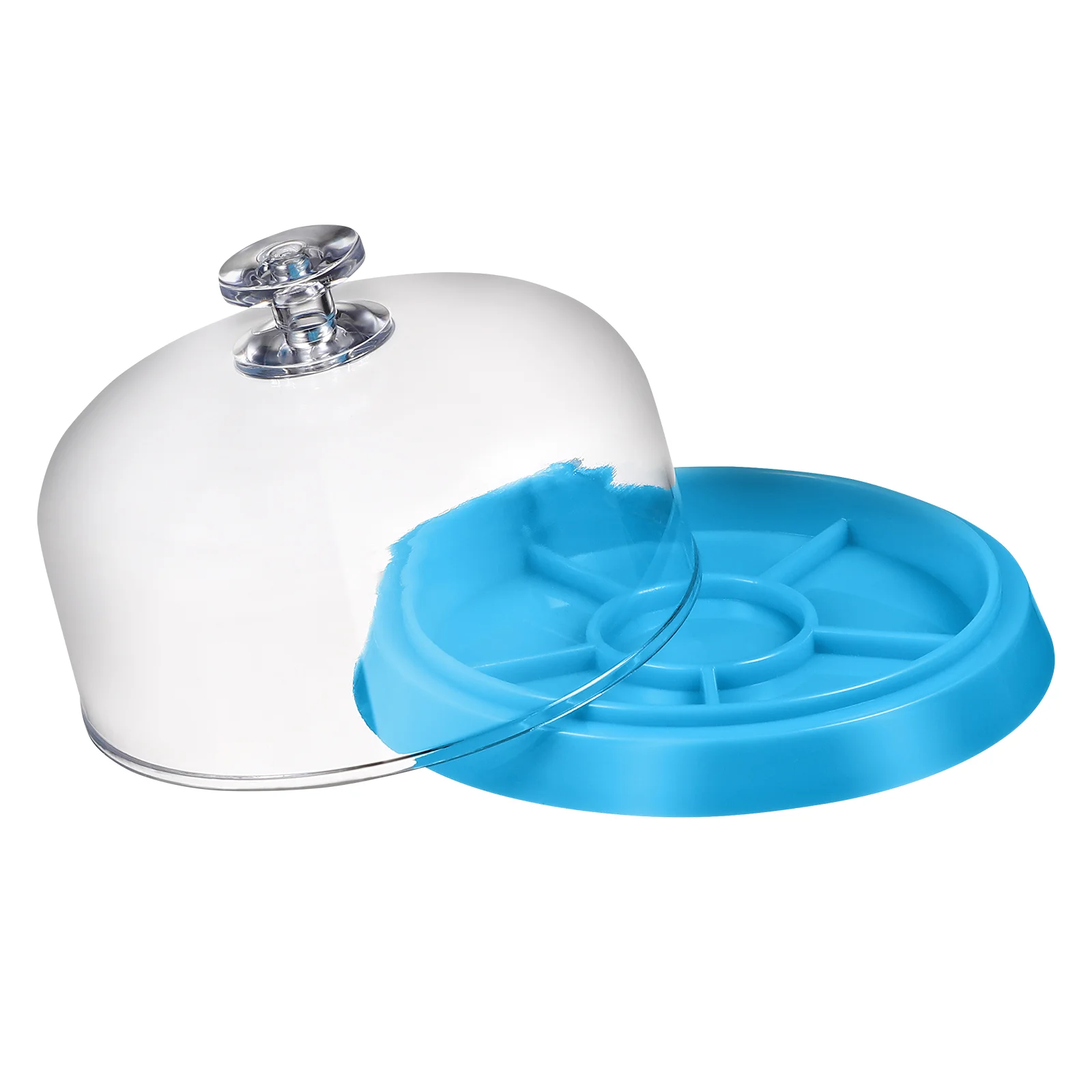 

Dust Cover Movement Parts Tray for Watch Watchmaker Tools Storage with Lid Plastic