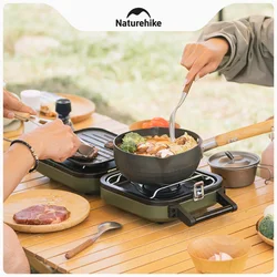Походная газовая плита Naturehike на две конфорки