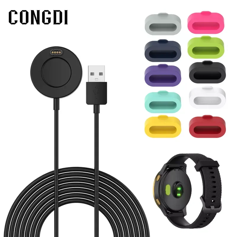 

Charger Cable For Garmin Fenix5 5x 5s 6 6X 6S PRO USB Charging Dock For Garmin Vivoactive 3 4S 935 945 Forerunner 630 Plug Cover