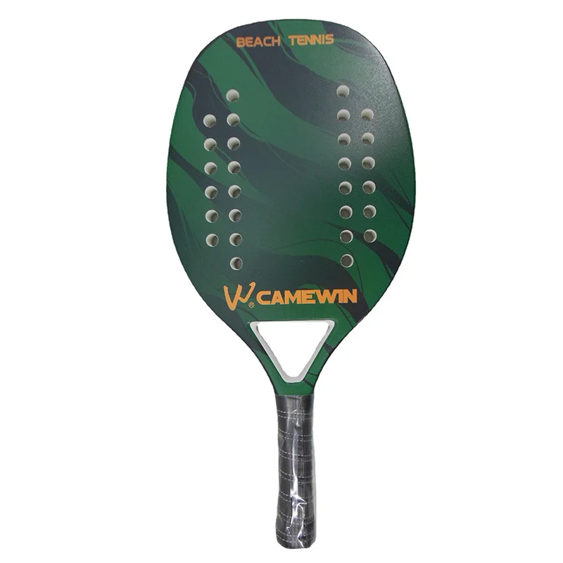 

Unisex Professional Beach Tennis Carbon Rackets Lightweight Soft EVA Face Racquet Adult Glass Fiber Pickleball Paddle with Bag