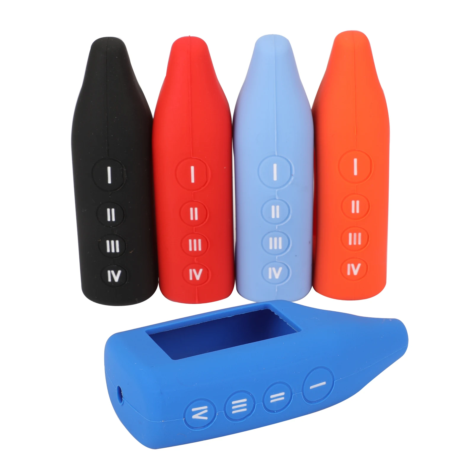 

Чехол jingyuqin силиконовый для Scher-Khan Magicar 5, двухсторонний защитный чехол для ключа с ЖК-дисплеем и сигнализацией для автомобиля Scher khan Magicar M5, 10 шт.