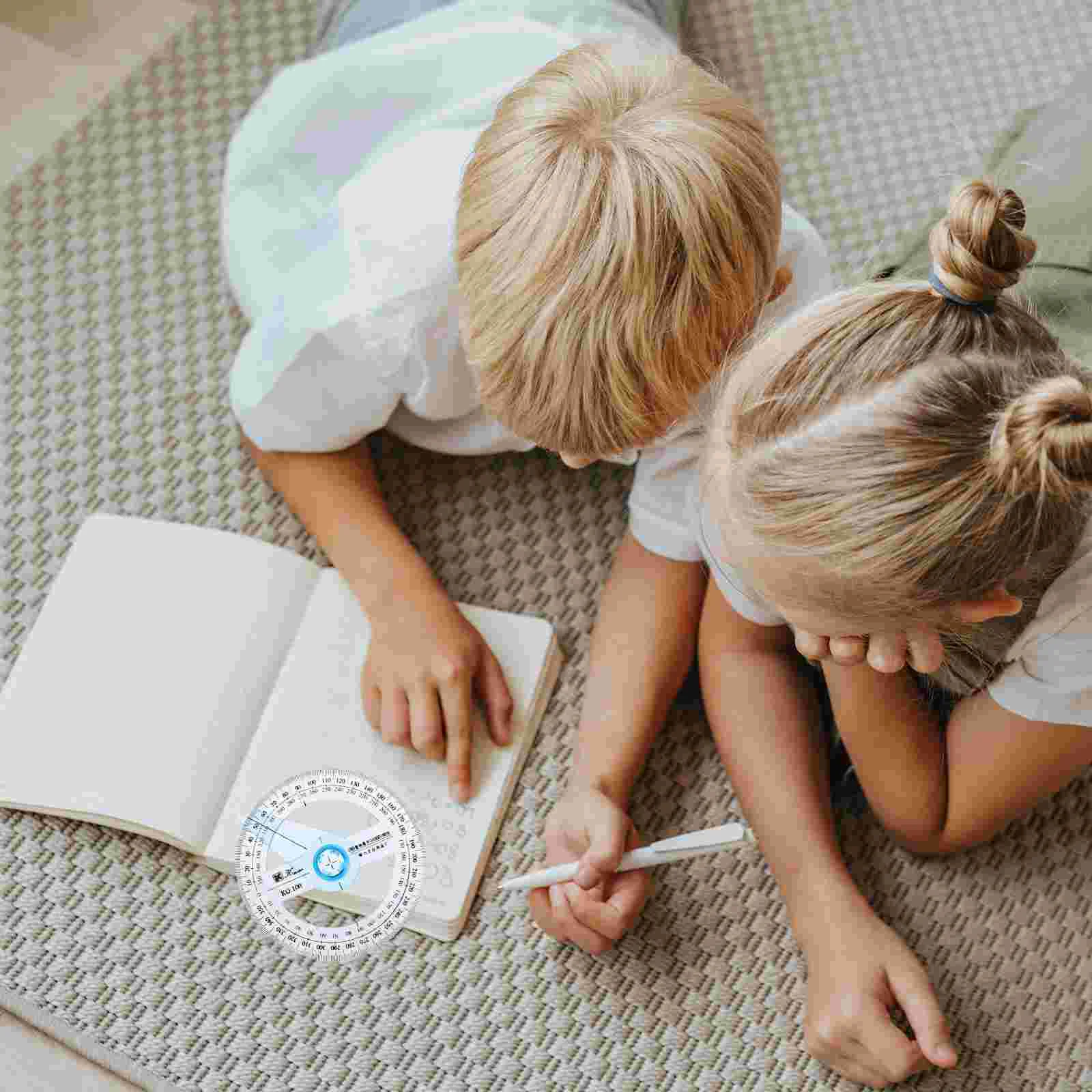 Цифровая линейка транспортир геометрический круг многоугольный измерительный