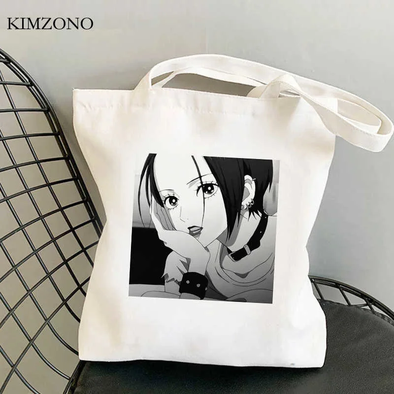 

Nana Osaki shopping bag cotton recycle bag canvas shopping shopper bag bolsas reutilizables boodschappentas foldable sac tissu