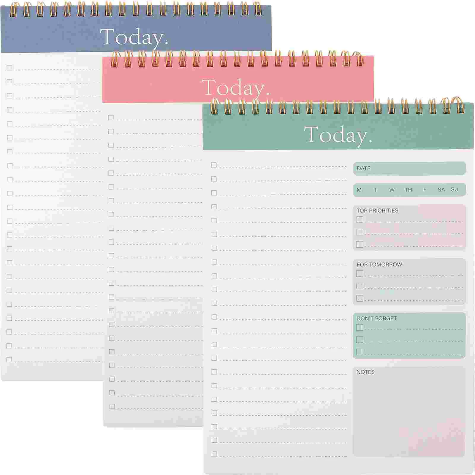 

Daily Planner Notebook Do List Tear Notepad Planning Schedule Memo Desk Meal Tear-off Coil