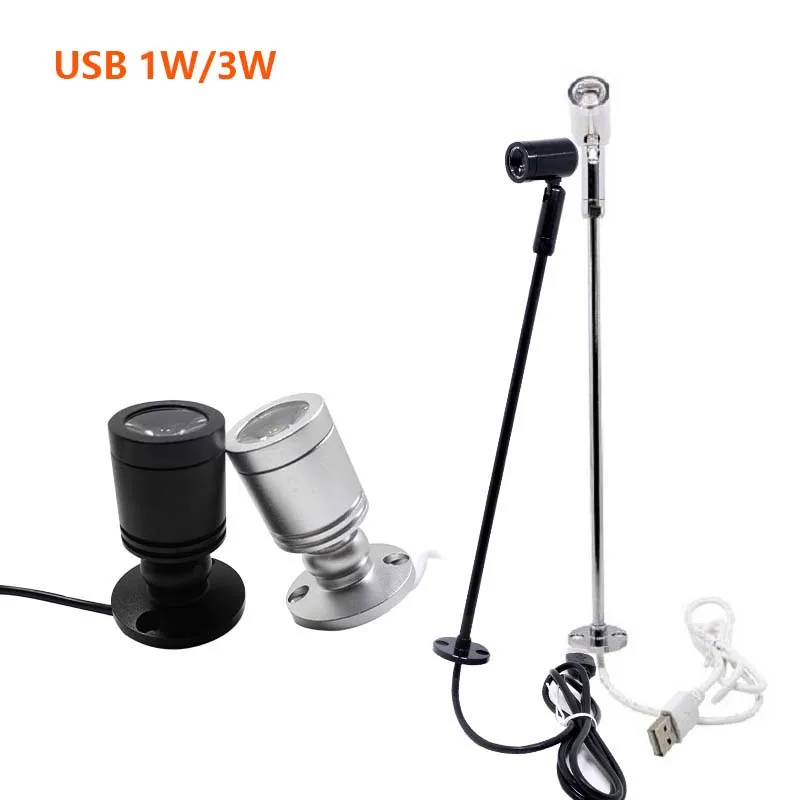 Миниатюрный светодиодный потолочный светильник ювелирный с интерфейсом