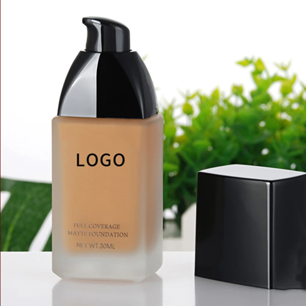 

Professional Face Liquid Foundation Full Concealer Makeup Waterproof Lasting Base Cover Dark Circles Private Label Custom Bulk