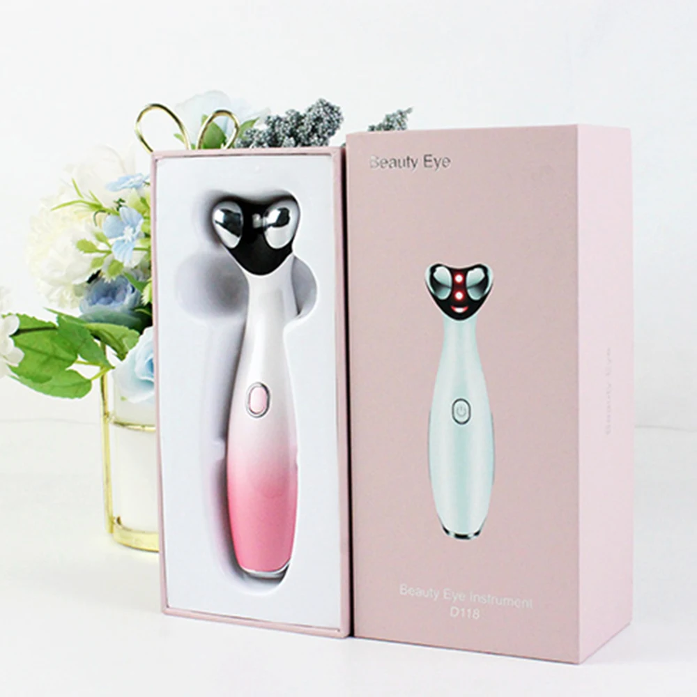 Portable RF Eye Massager High Frequency Vibration Eye Bags Wrinkle Remover Eye Skin Tighten  Machine  Eye Massager Rejuvenation