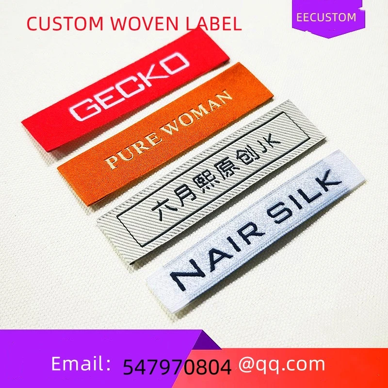 Бирки для одежды на заказ/этикетки вашего бренда изготовленные заказ тканевые