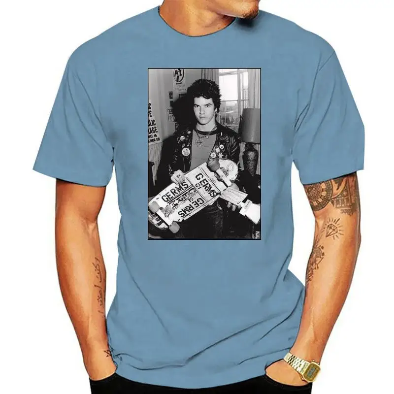 Футболка Darby Crash новый размер XL панк черный флаг немецки страх круглые майки