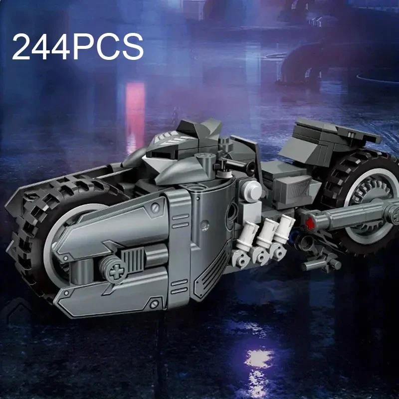 244 шт. Детский конструктор мотоцикл