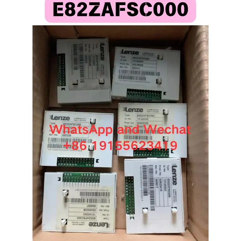 Совершенно новый оригинальный б/у E82ZAFSC000 Luntz модуль платы ввода-вывода инвертора