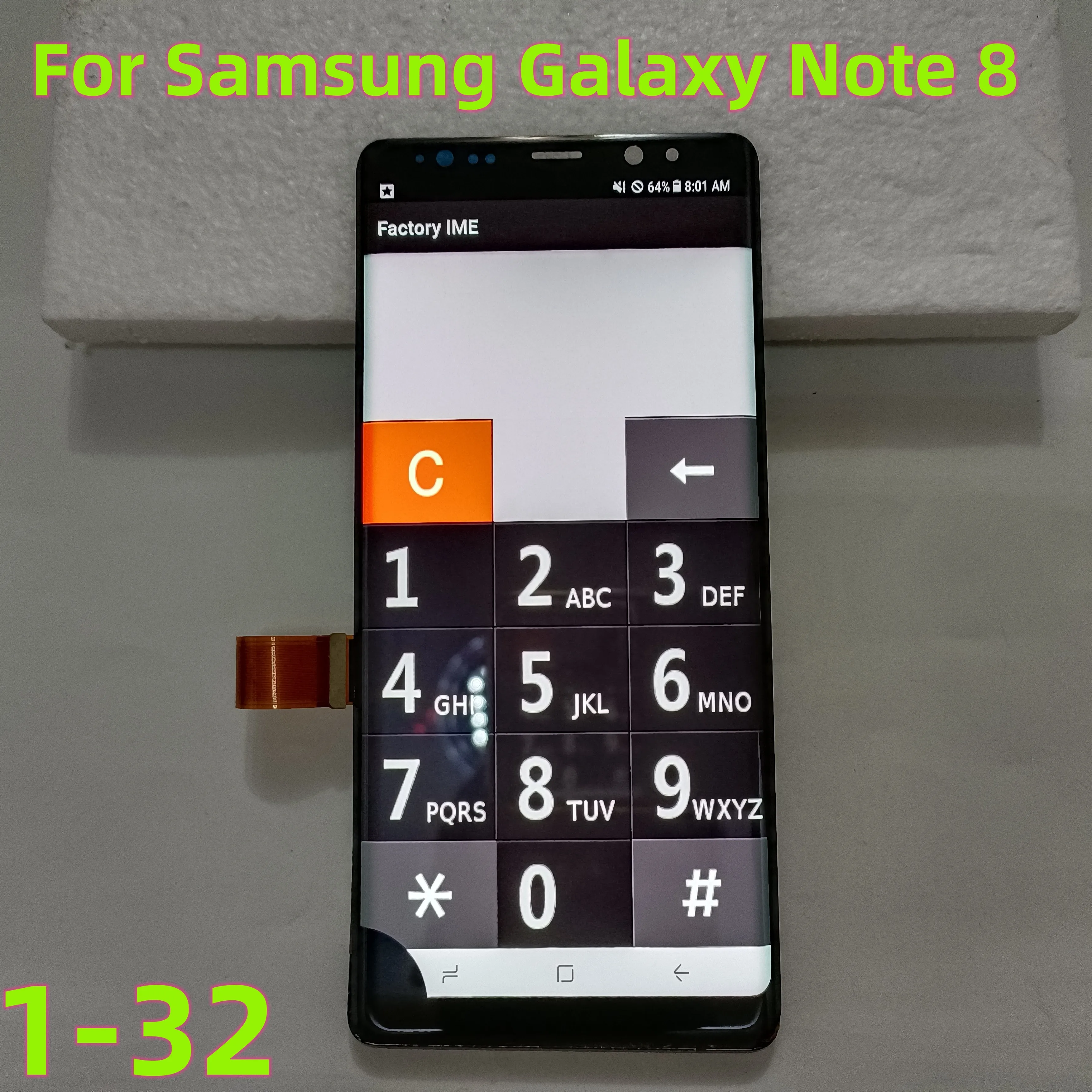 

Оригинальный сенсорный экран для Samsung Galaxy Note 8 N950F, дисплей Super AMOLED SM-N950A N950U, компонент дигитайзера с эффектом ожога