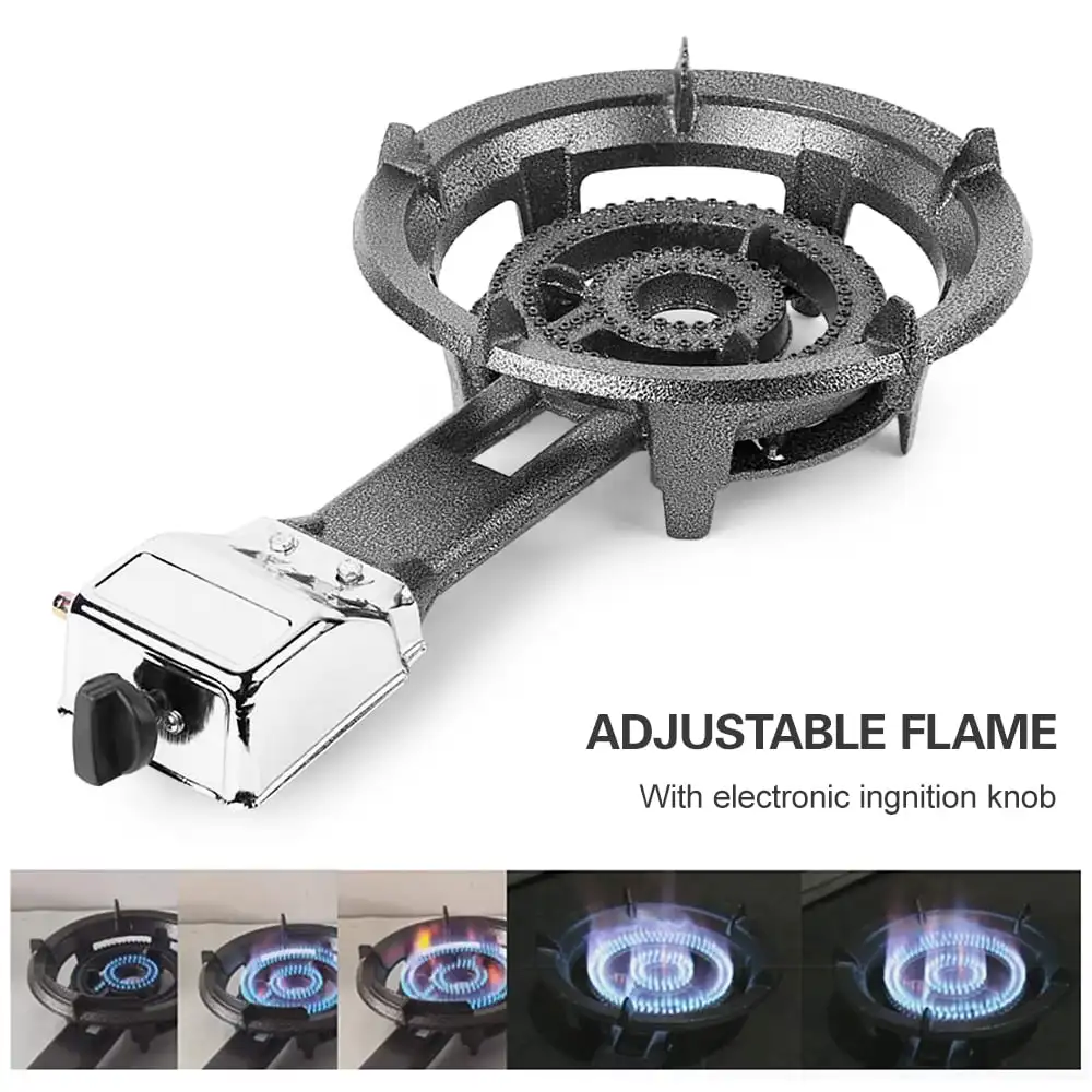 

10KW Outdoor Propane Gas Burner Stove Camping Cast Iron Burner LPG Stove
