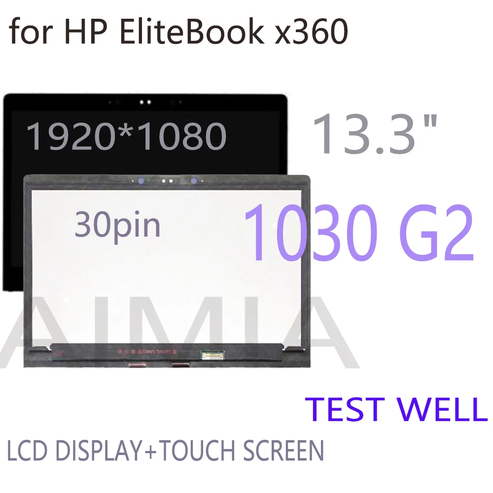 Оригинальный светодиодный экран 13 3 дюйма для HP EliteBook x360 1030 G2 ЖК-дисплей сенсорный