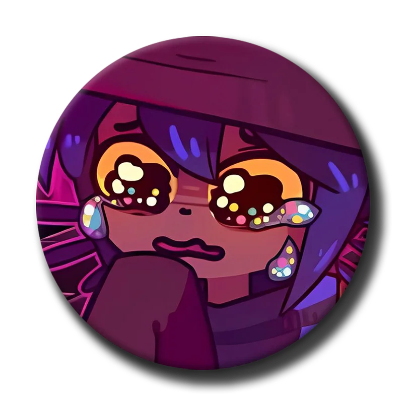 Мягкая булавка аниме Нико 58 мм