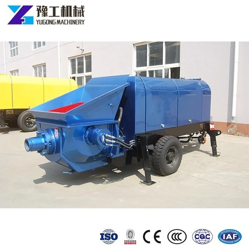 Portable Concrete Mixer and Pump Mobile with |