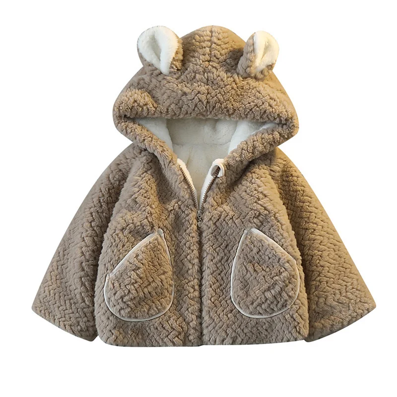 

New Winter Baby Clothes Children Boys Girls Fashion Thick Warm Hooded Coat Toddler Casual Costume Kids Jacket Infant Sportswear