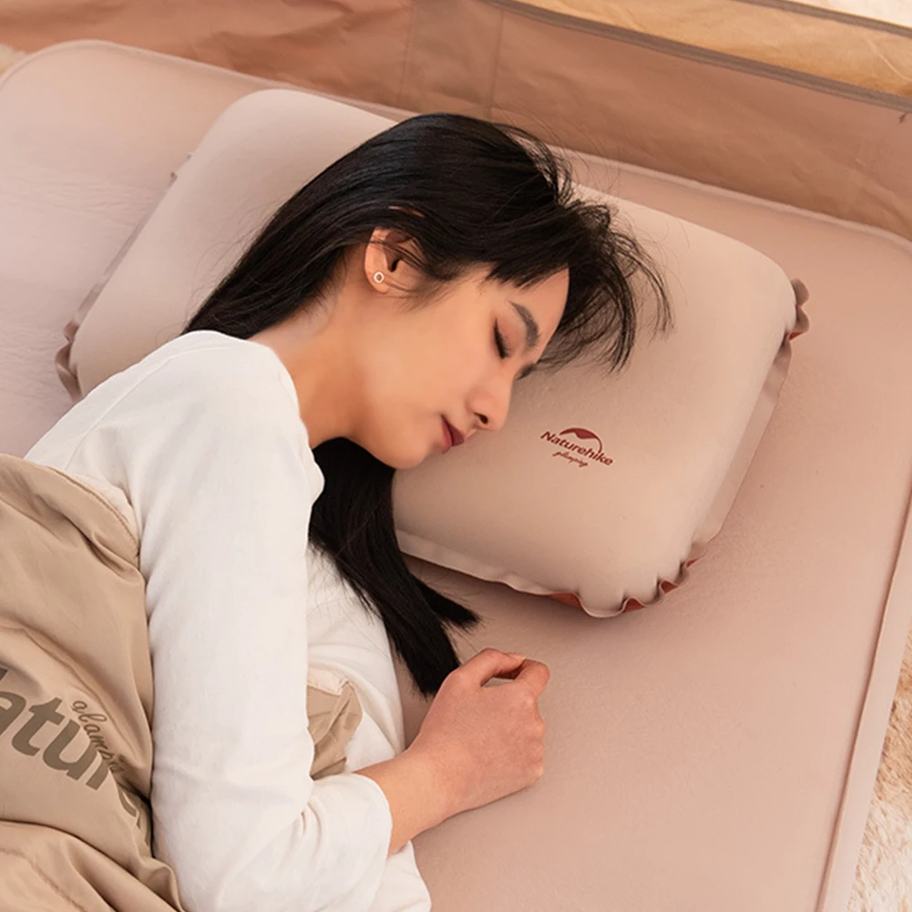 

Outdoor 3D Silent Foam Pillow Camping Travel Portable Inflatable Pillow Outdoor Traveling Hiking Pillow Comfortable Equipment