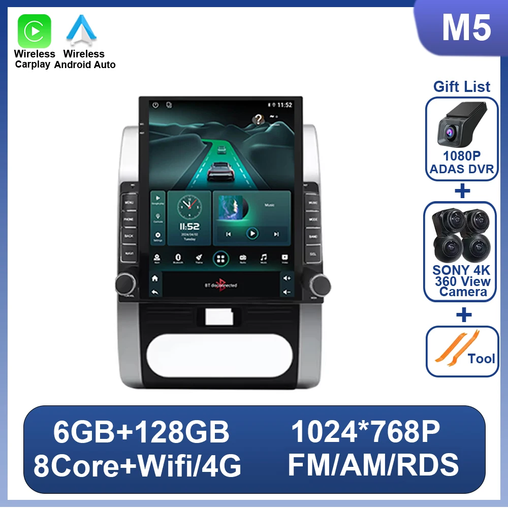 

9,7-дюймовый Android для Nissan X-Trail X Trail 2 T31 2007-2015, автомобильный радиоприемник 2 din, мультимедийный видеоплеер, GPS-навигация, 8-ядерный Wi-Fi