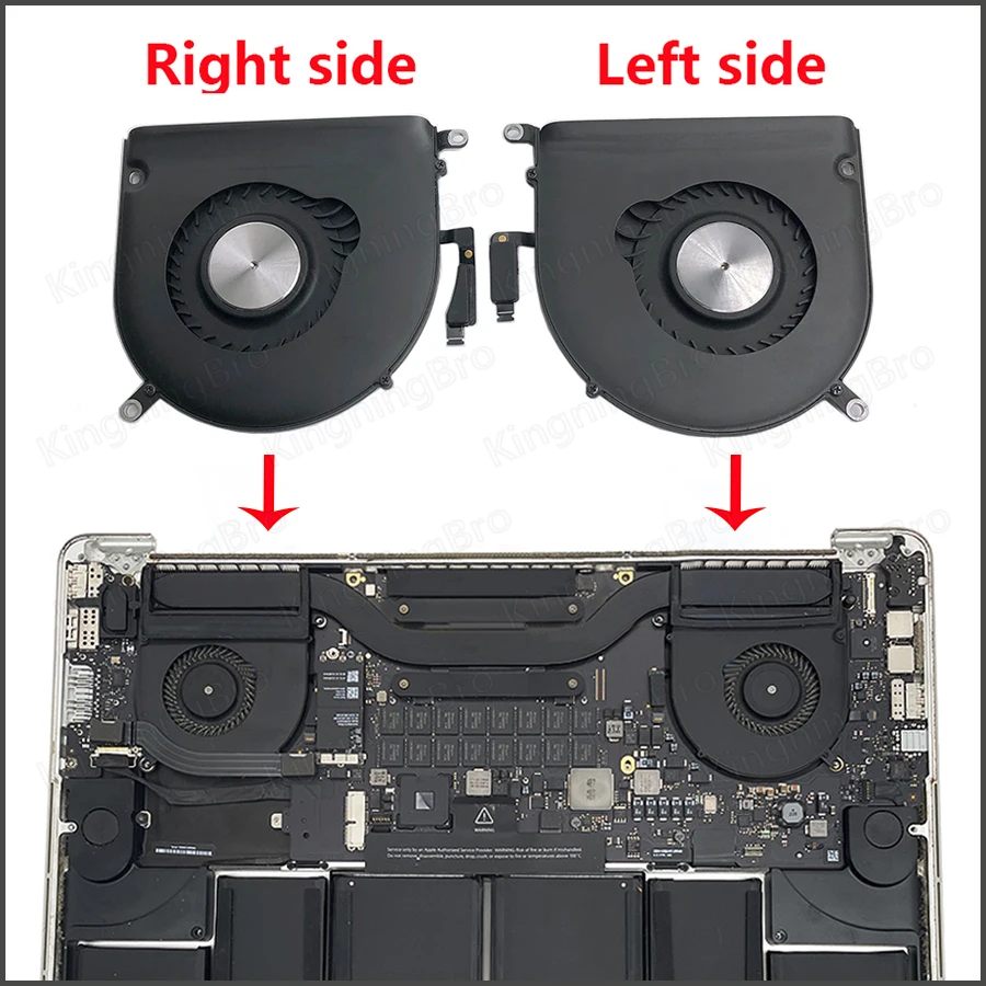 Новый оригинальный вентилятор охлаждения для ЦП A1398 левый и правый MacBook Pro Retina 15