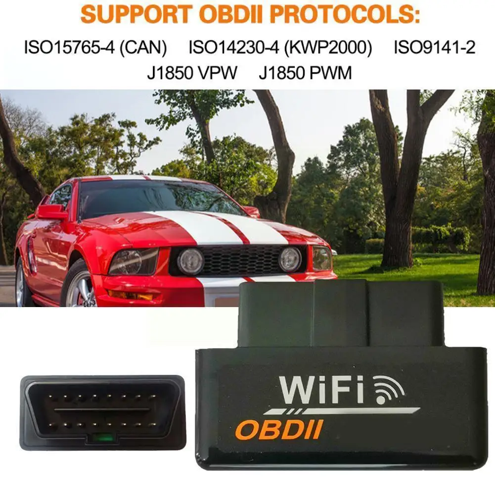 

Car Diagnostic Scanner New Mini ELM327 Bluetooth WIFI V1.5 For Android/Symbian For OBDII Protocols A2T4