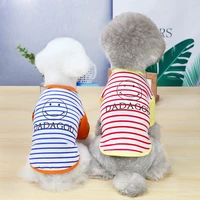 pet dog vest summer fashion dog clothes smile printed t shirt apparel clothes sweatshirt for small dogs chihuahua yorkshire