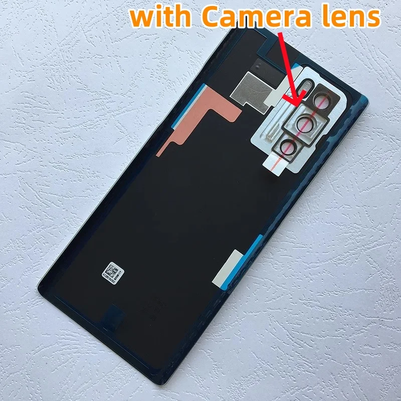 Back Glass back cover case for LG Wing F100/N LM-F100VMY/EMW battery Housing Cover Repair Parts With Adhesive Battery Door