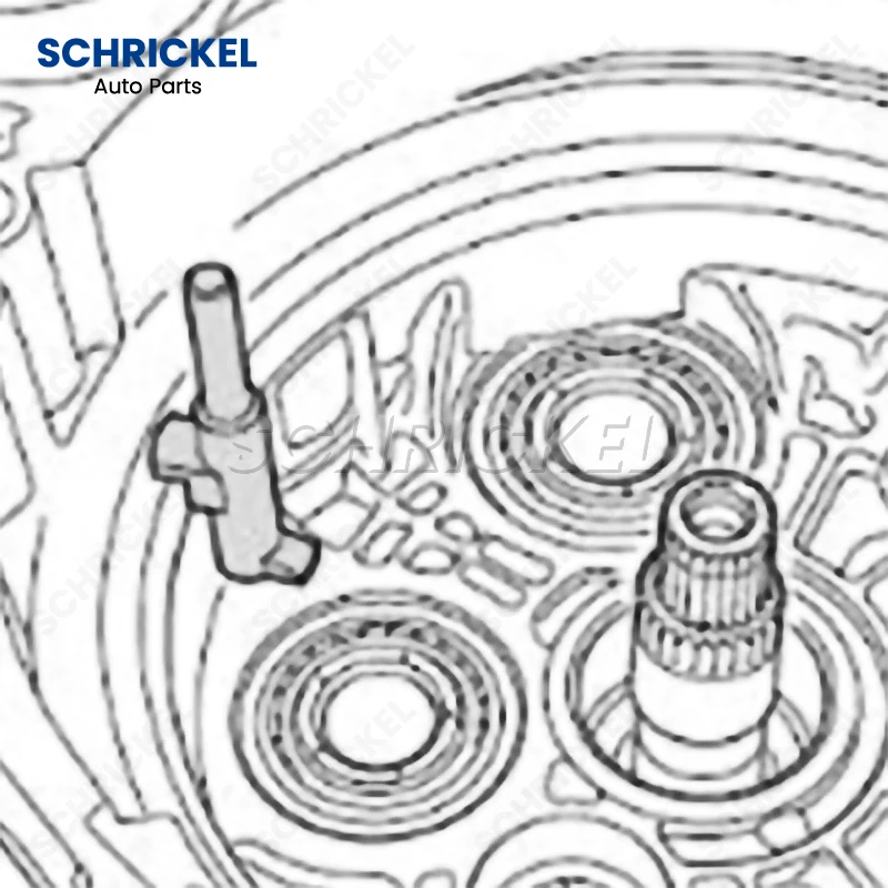 DQ250 DSG 02E 6-скоростная коробка передач с двойным сцеплением удерживающий