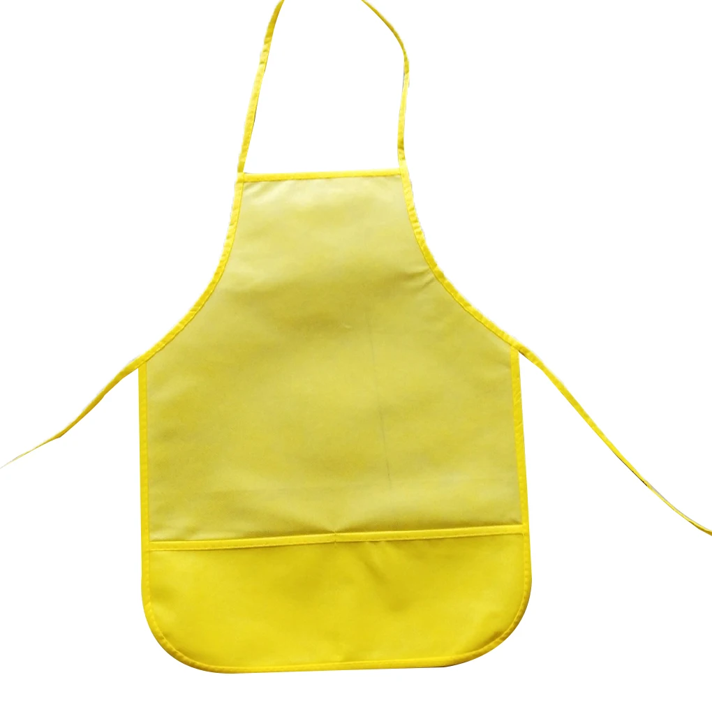 

Children Non-woven Painting Apron Sleeveless Aprons Decorative Accessories