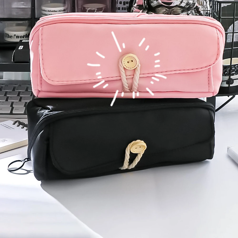 Bag For Box Girls Opening Square Pencil Box Pupils Junior Hi