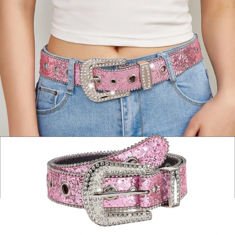 Sweet  Waist Belts for Jeans Adjustable Belt for Woman Cowboy Cowgirl Teens Female Jeans Skirt Waistband