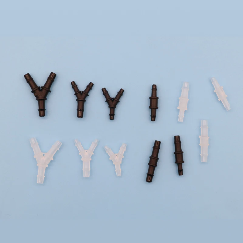 

1Pcs Plastic Y Shape Ink Tube Connector For TX800 XP600 DX5 DX7 Printhead Hose Pipe Fitting Ink Tubing Adapter Clip 6X4mm 5X3MM