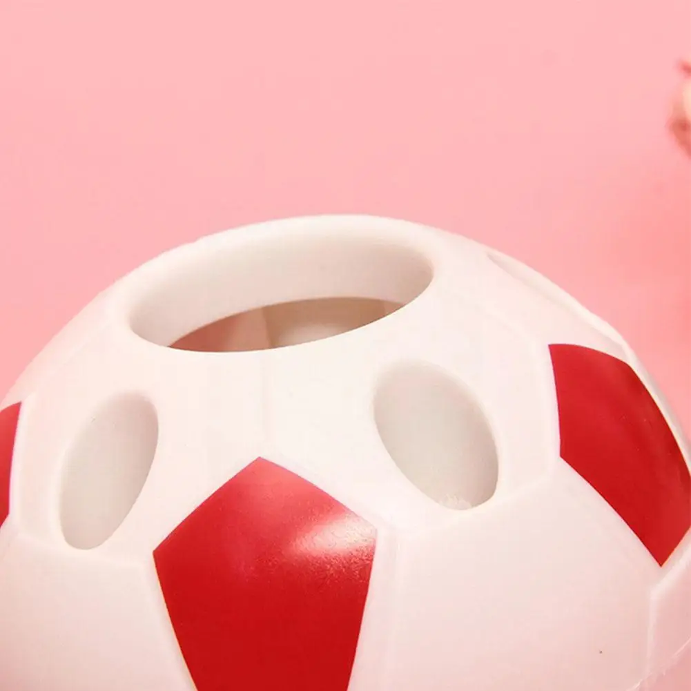 

Football Pen Holder Plastic Durable Desktop Storage Stationery Office Pencil Box Storage Multifunctional Supplies Y8f2