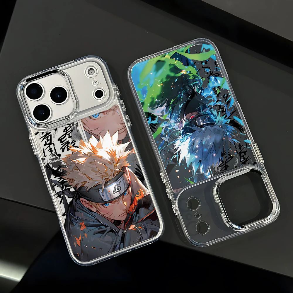 Фото Чехол для телефона NARUTOs Kakashs Sasuke для Xiaomi Redmi Note 15 14 13 12 11 10 Pro Plus 14C 13C 12C 10C 4G 5G, роскошный прозрачный чехол №5